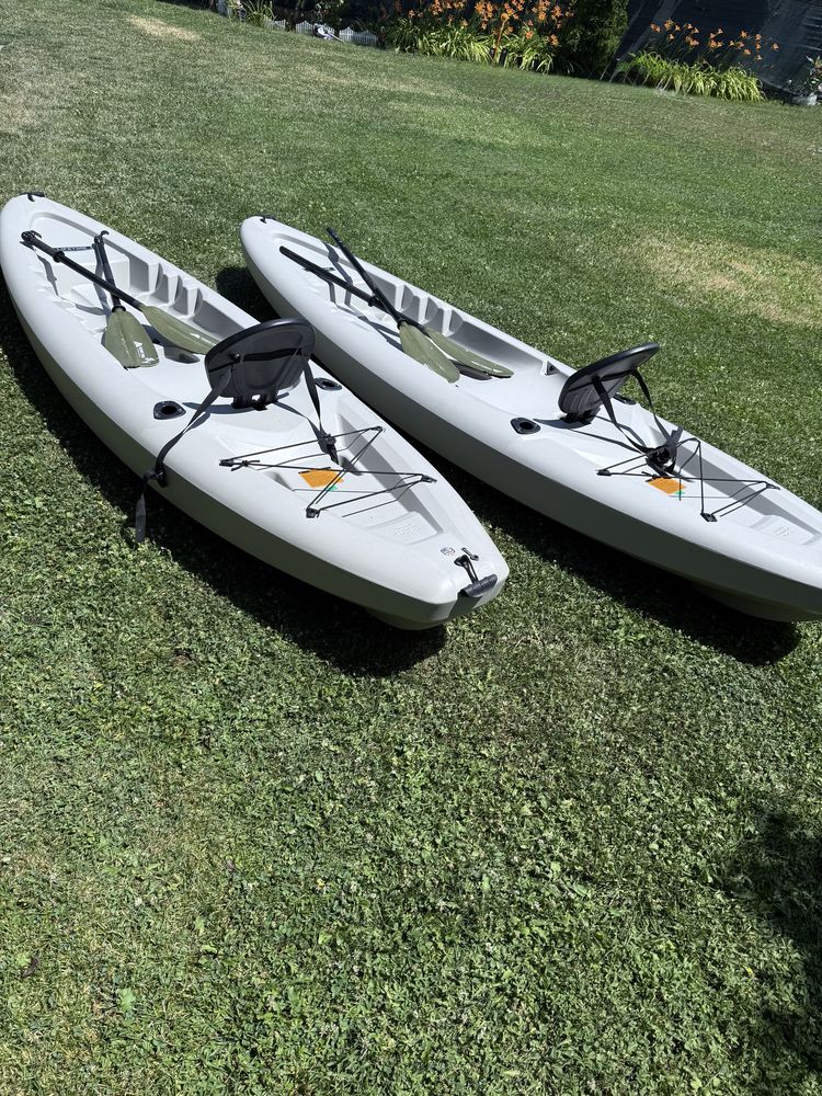 Рибарски каяк Lifetime Triton 100 + гребло Ozark Trail и облегалка