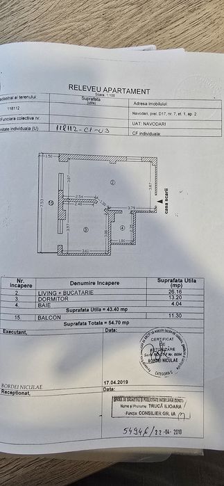 apartament de vânzare 2 camere Mamaia nord D17