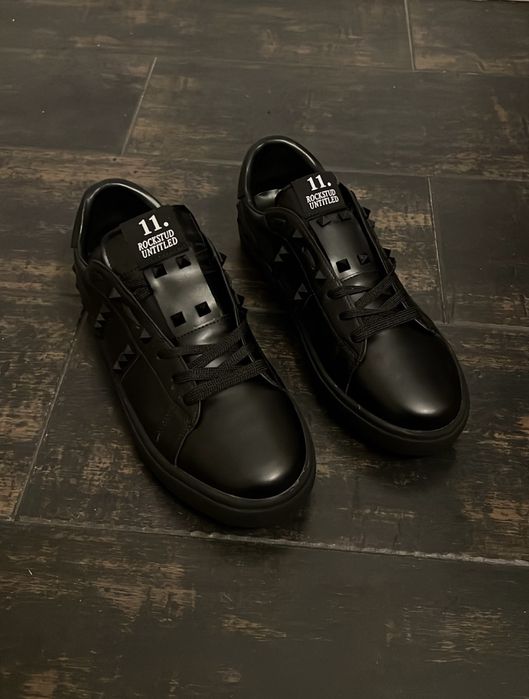 Sneakers Lux Valentino Garavani Rockstud Untitled 11 Negru (All Black)