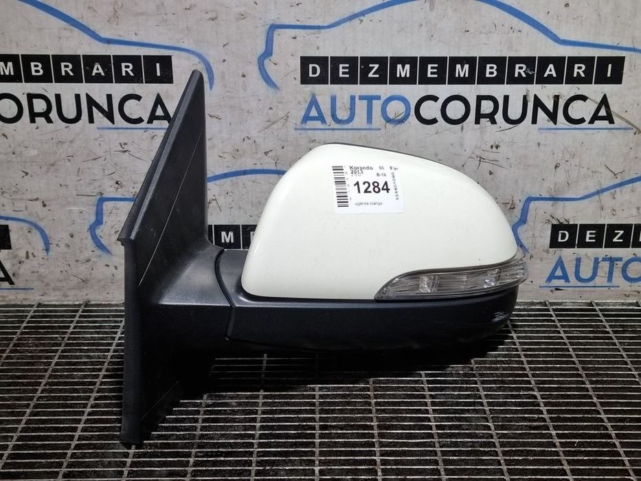 Oglinda stanga SsangYong Korando III Facelift 2013 2013 - 2017 4 Usi ALB (1284) Fara ...