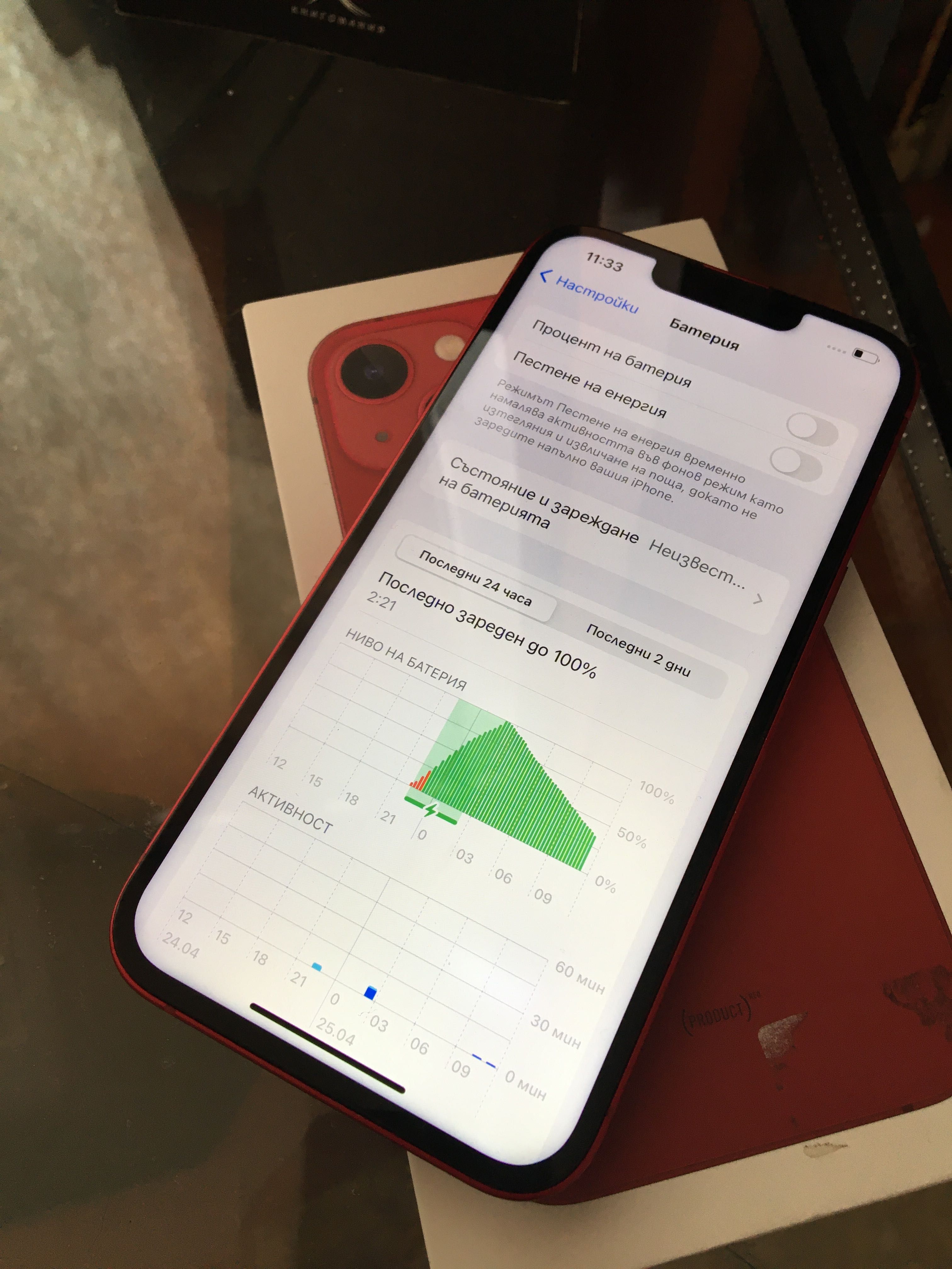 iPhone 13 red 256 gb