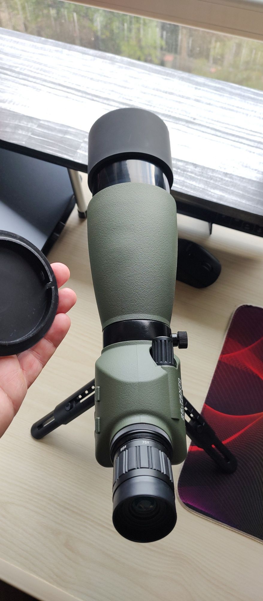Мощен монокуляр на известната марка Shooin Optics 25-75 х 70