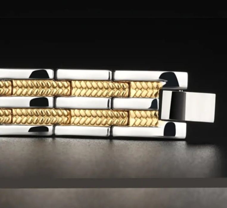 Красива магнитна гривна от титаниева стомана Меркатор 40 лв.