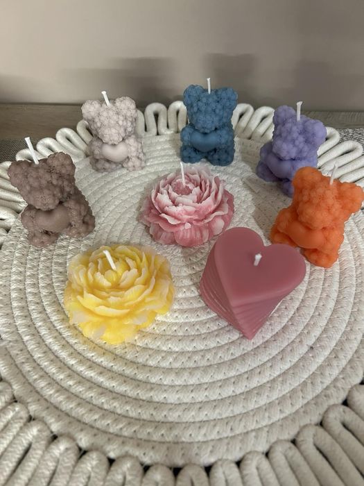 Ръчно изработени соеви свещи