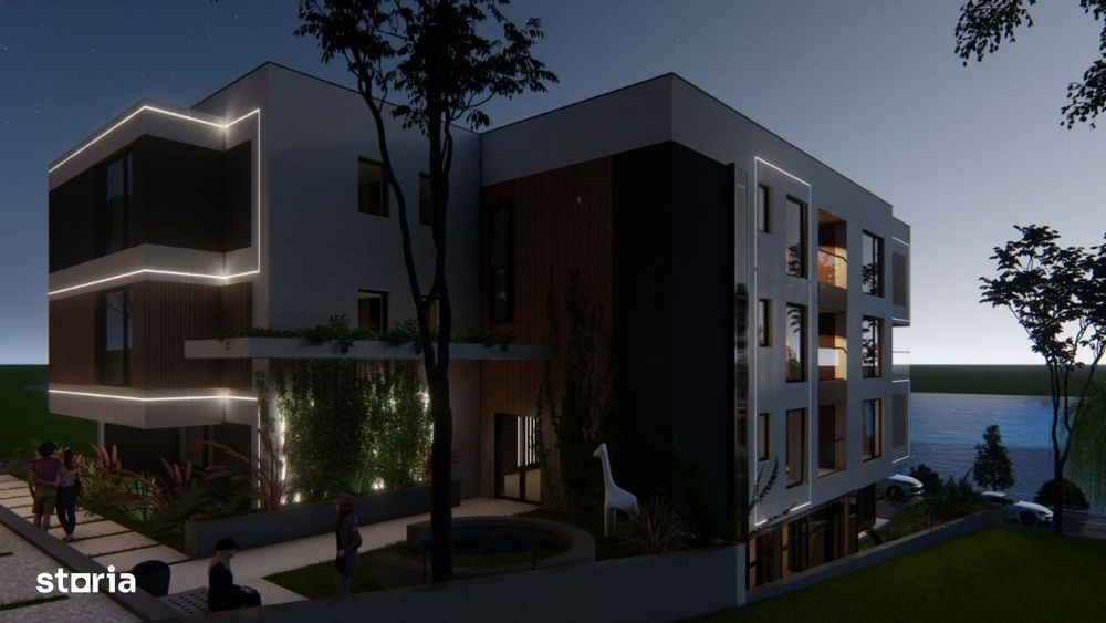 Apartament cu 2 camere, Open space, 59 mp utili BLOC NOU !