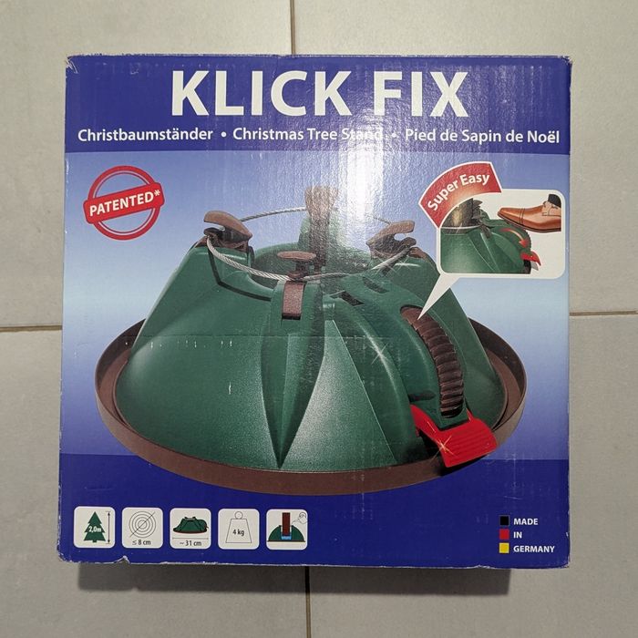 Suport brad natural Klick Fix, reglabil, cu rezerva de apa, plastic