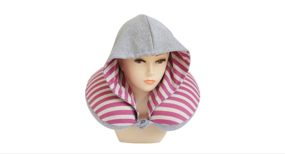 Новая подушка для шеи с капюшоном