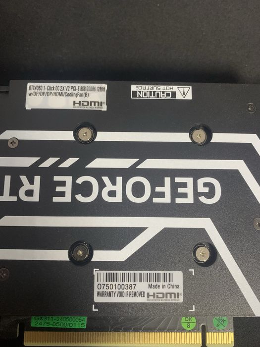 RTX 4060 8gb Kfa2 1 click OC ca noua