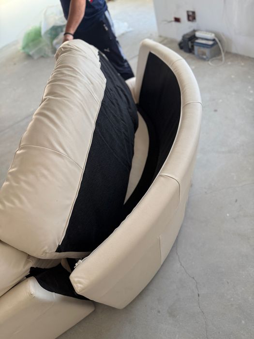 Canapea colț piele Ikea stare foarte bună