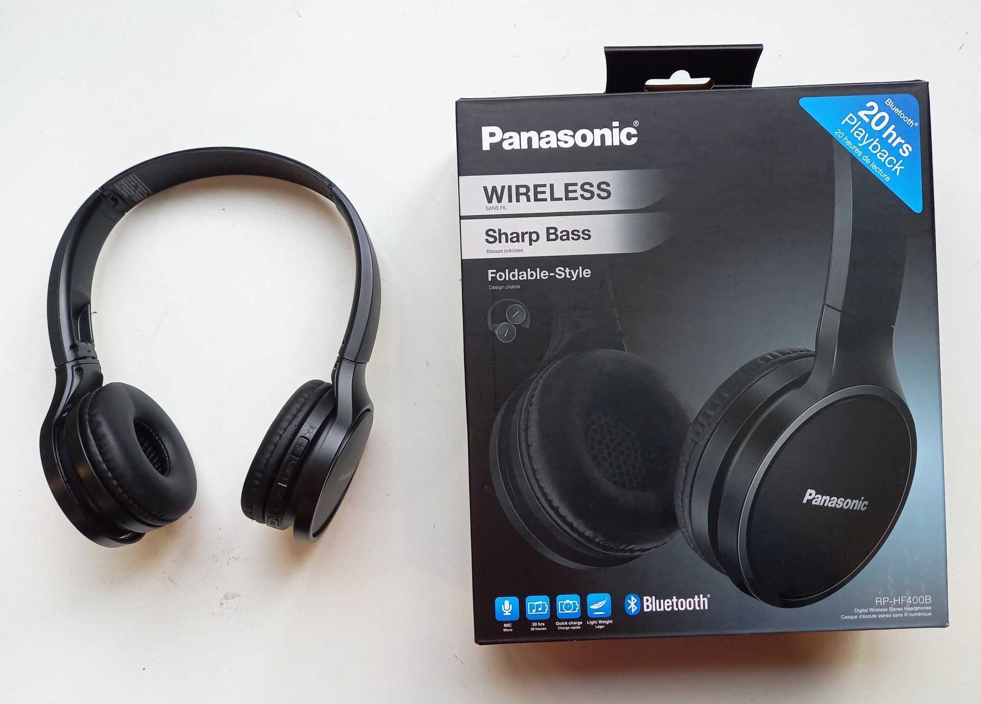 Casti Bluetooth OnEar Panasonic pliabile cu microfon incorporat