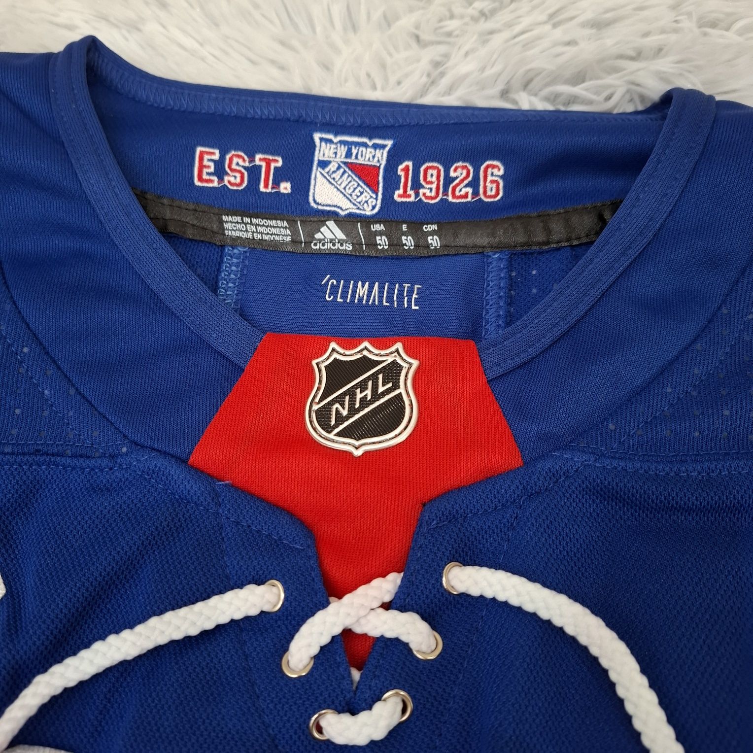 ADIDAS NHL New York Rangers фланелка НОВА