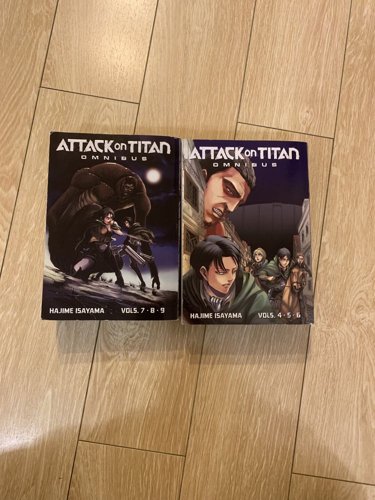Serie de carti Attack on Titan. Volumele 1-2-3-4-5-6-7-8-9