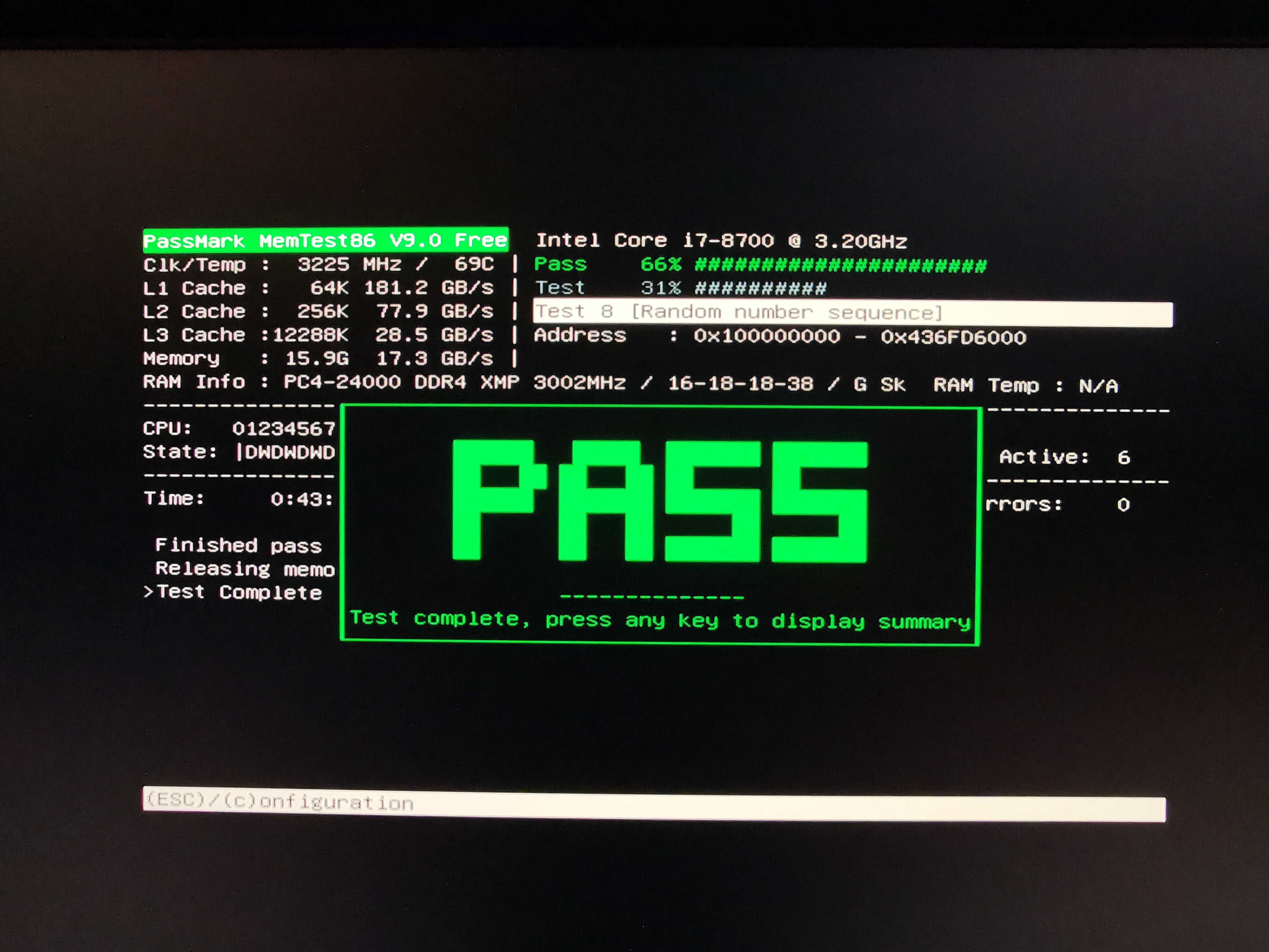 G.skill Aegis 16GB kit (2x 8GB) 3000MHz DDR4 рам памет