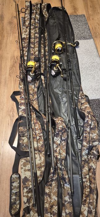 Set pescuit -3 lansete + mulineta