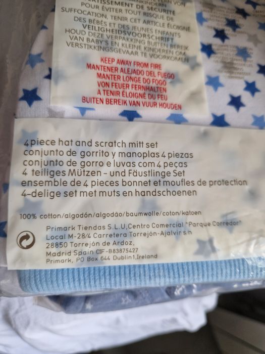 Noi, Set căciulițe + mănuși (0-6 luni) nou nascuti