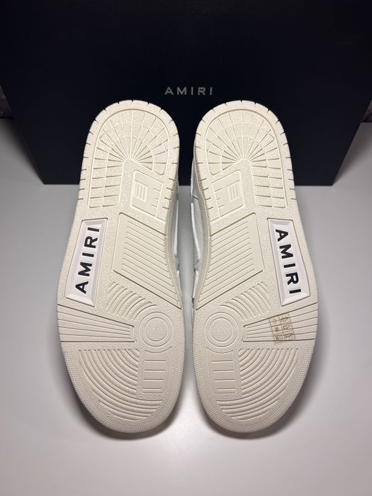 Amiri Skel Panelled High-Top Lace-up Sneakers | marimea 44 + cadou