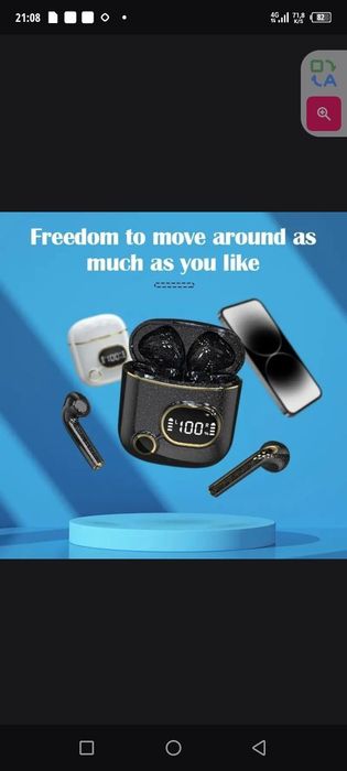 Наушники без проводной 8шт