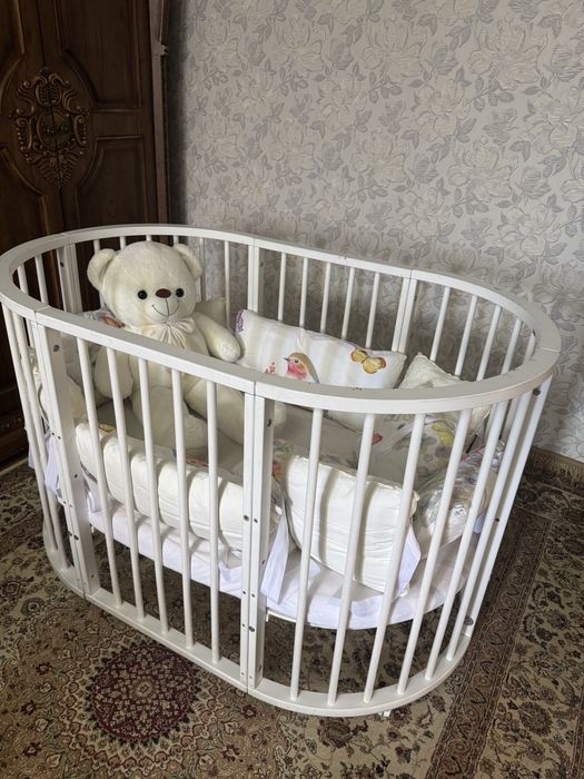 Манеж трансформер, стол-кресло качалка