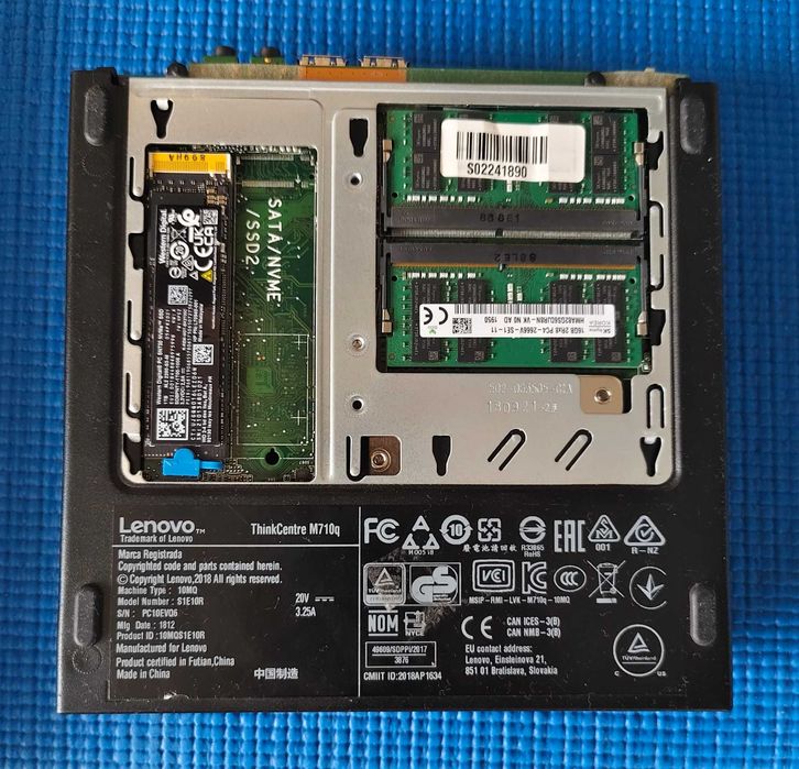 Mini PC Lenovo ThinkCentre M710Q i5 32Gb Ram 2Tb SSD + Hdd Tiny