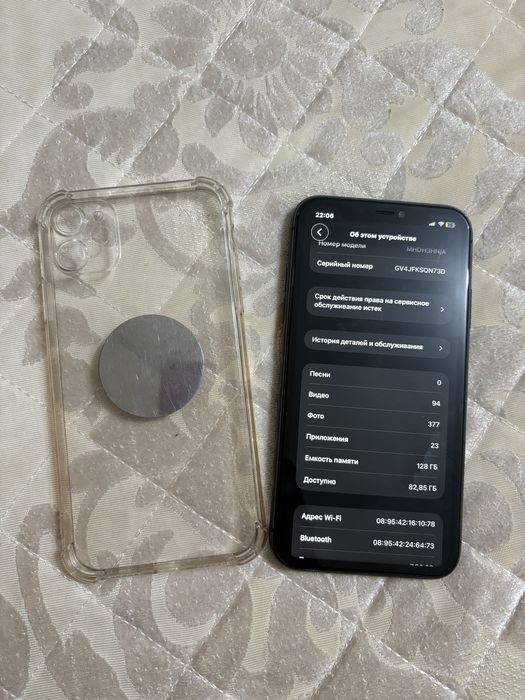 Iphone 11 128гб идеал батарея новая