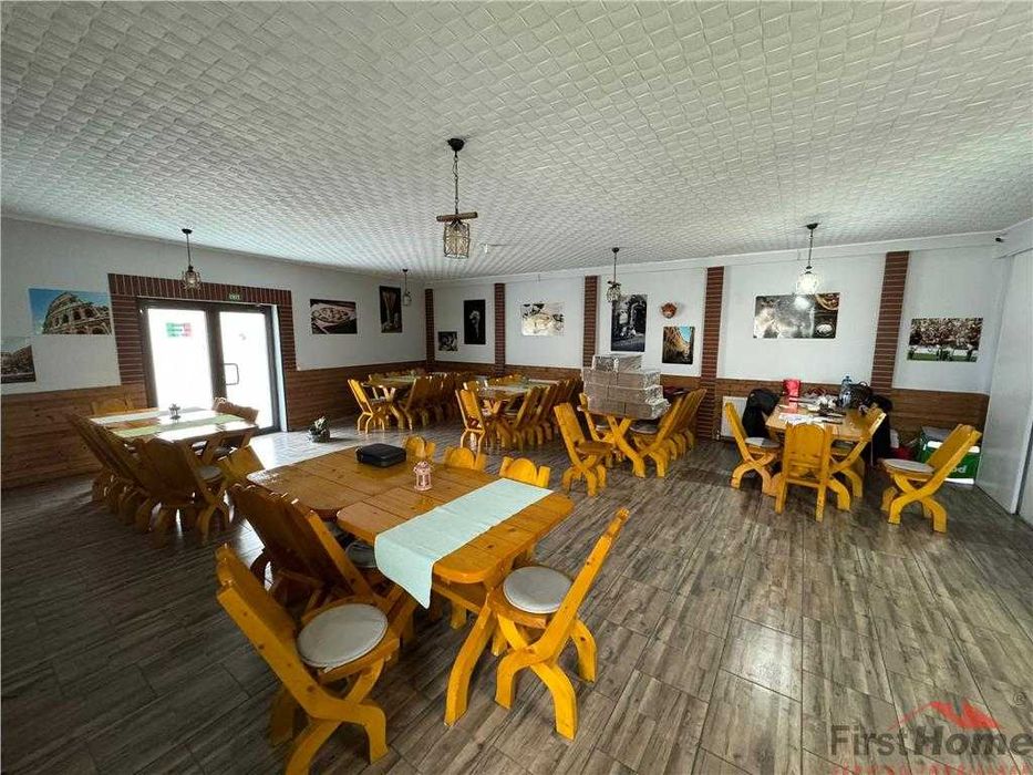 Spatiu comercial de vanzare in Focsani + terasa pizzerie