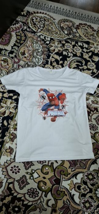 Детский футболка человек паук новый Болалар футболкаси ургимчак одам