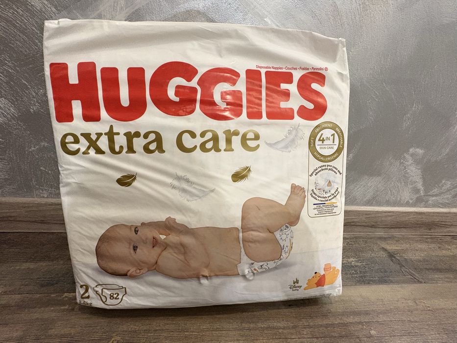 Пелени Huggies Extra Care размер 2