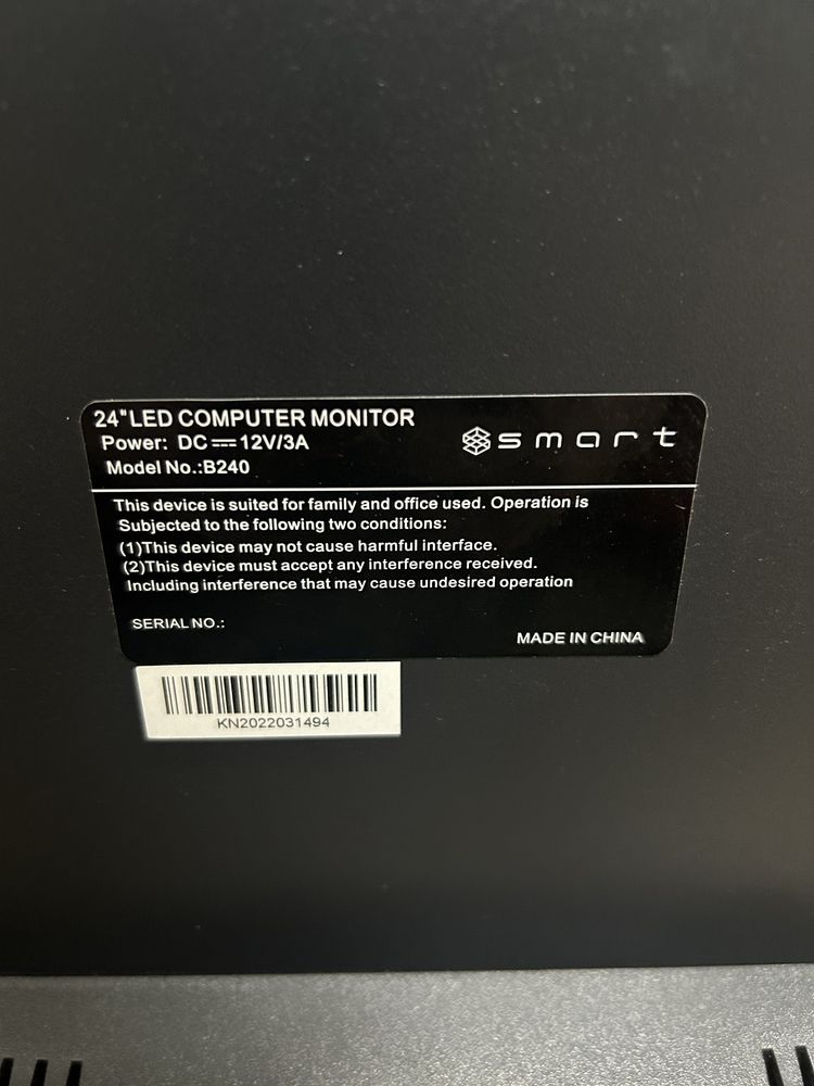 Монитор 24’’ подключение HDMI и vga