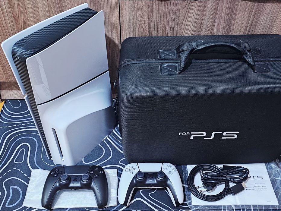 Ps 5 slim 1tb Полный комплект!