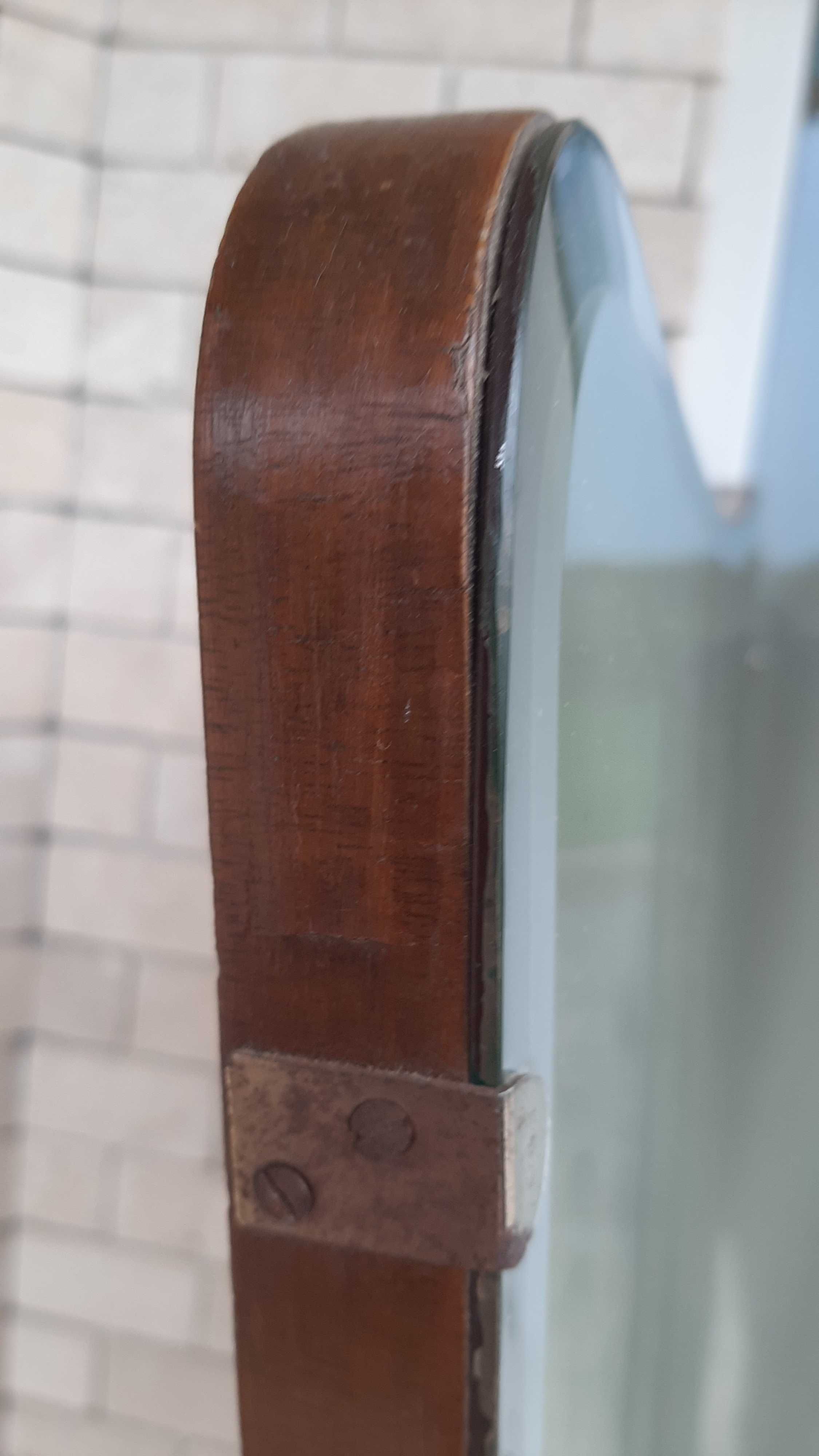 Oglinda veche,100 ani,cristal bizotat,rama lemn mahon,120 (160)/60/4cm