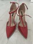 Pantofi stiletto rosii 39