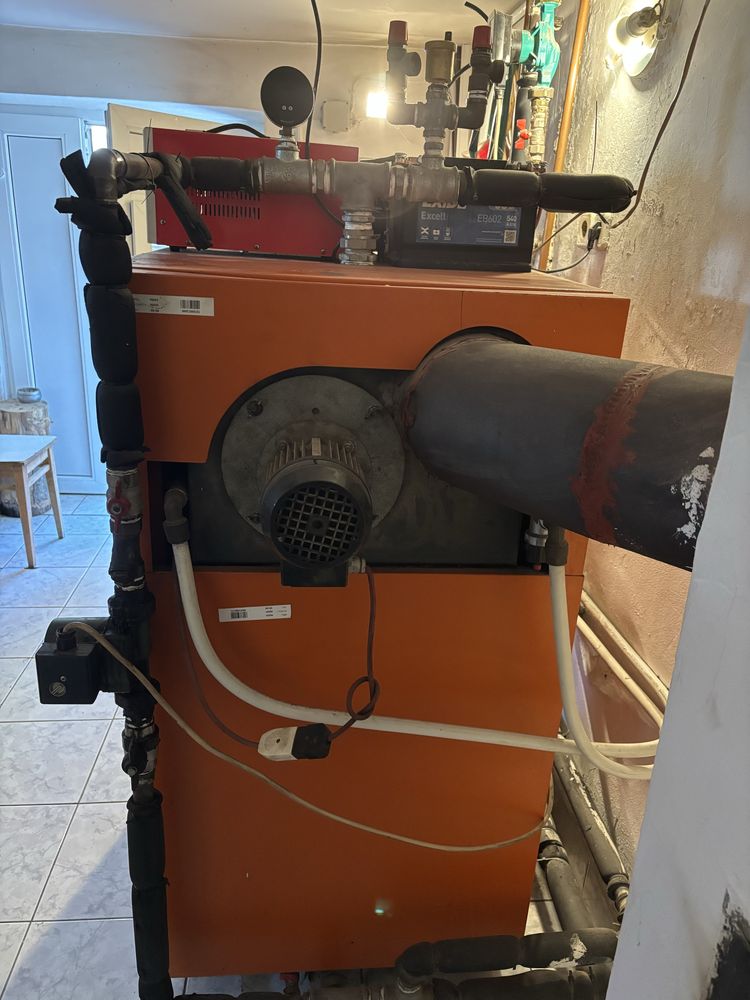 Centrala termica pe lemne Heiss 45 kw defecta