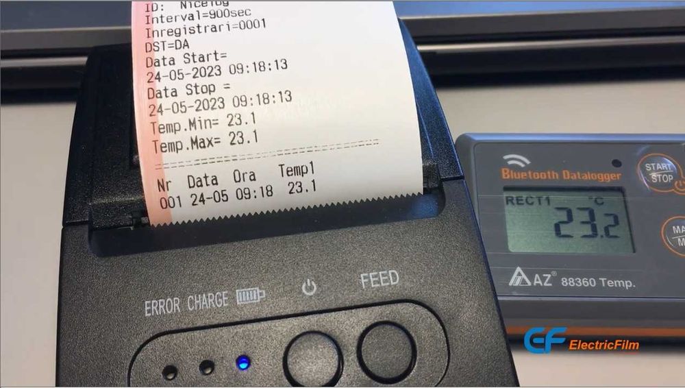 NOUA! Termodiagrama portabila cu factura