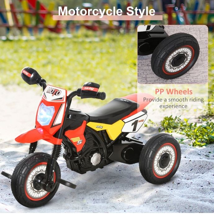 Tricicleta cu pedale, sunete si lumini