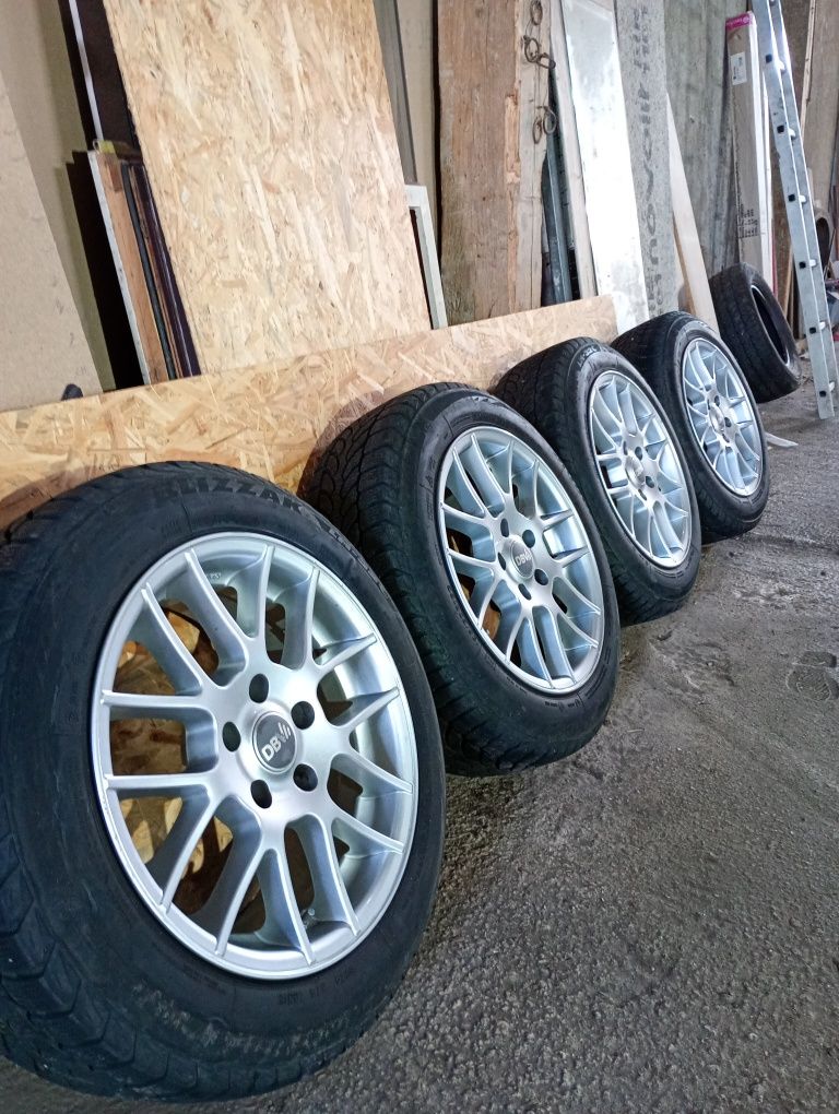 VW CADDY джанти със зимни гуми 195/60/16С 7,5J ET35 5x112 цо66,6 -