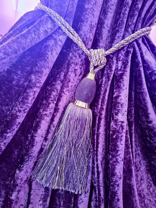 Шторы бархат с кистями 13м Италия