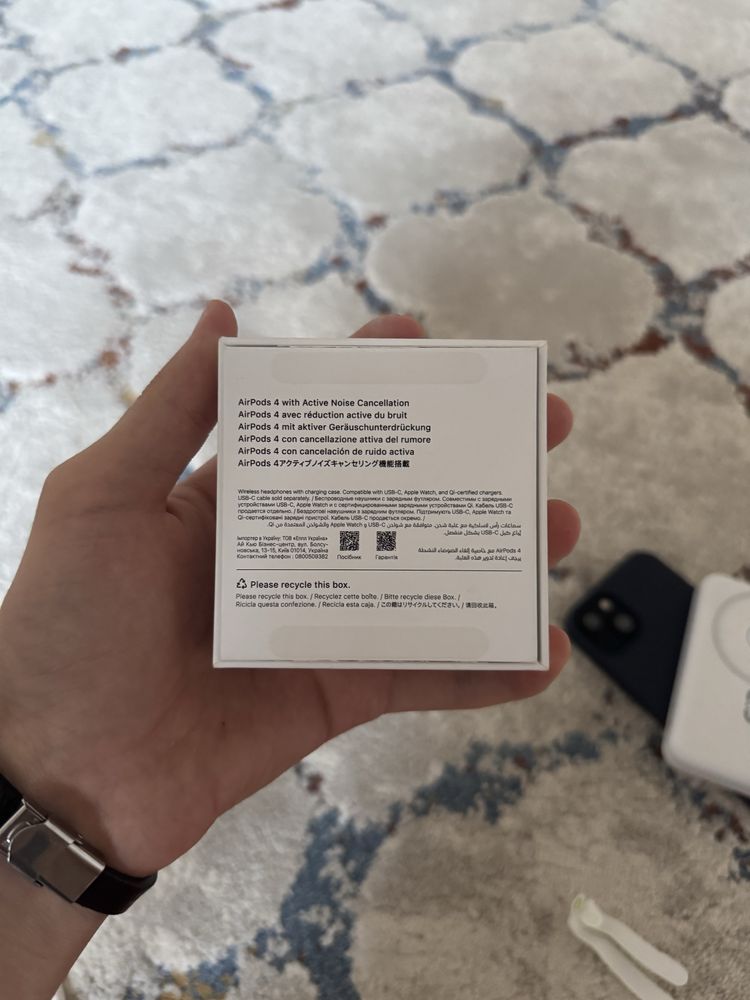 Сатылады: AirPods 4 ANC (2-3 ай қолданылған, оригинал)