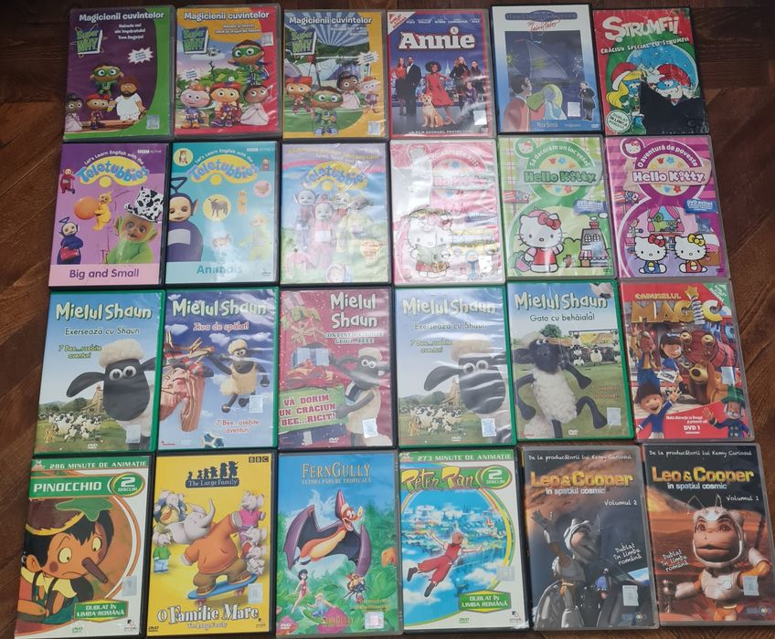 DVD-URI cu filme pentru copii