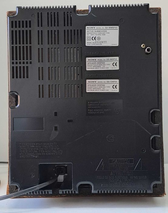 Sony SA WMSP 50 subwoofer activ dedicat