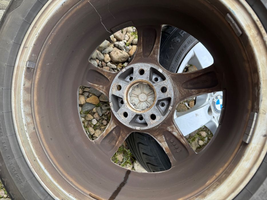 Jante aliaj originale BMW 5x120 R17 anvelope vara