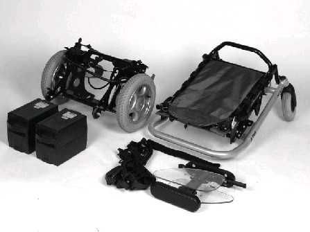 Carucior electric invalizi PLIABIL cauciucuri noi Otto A 200 (folosit)
