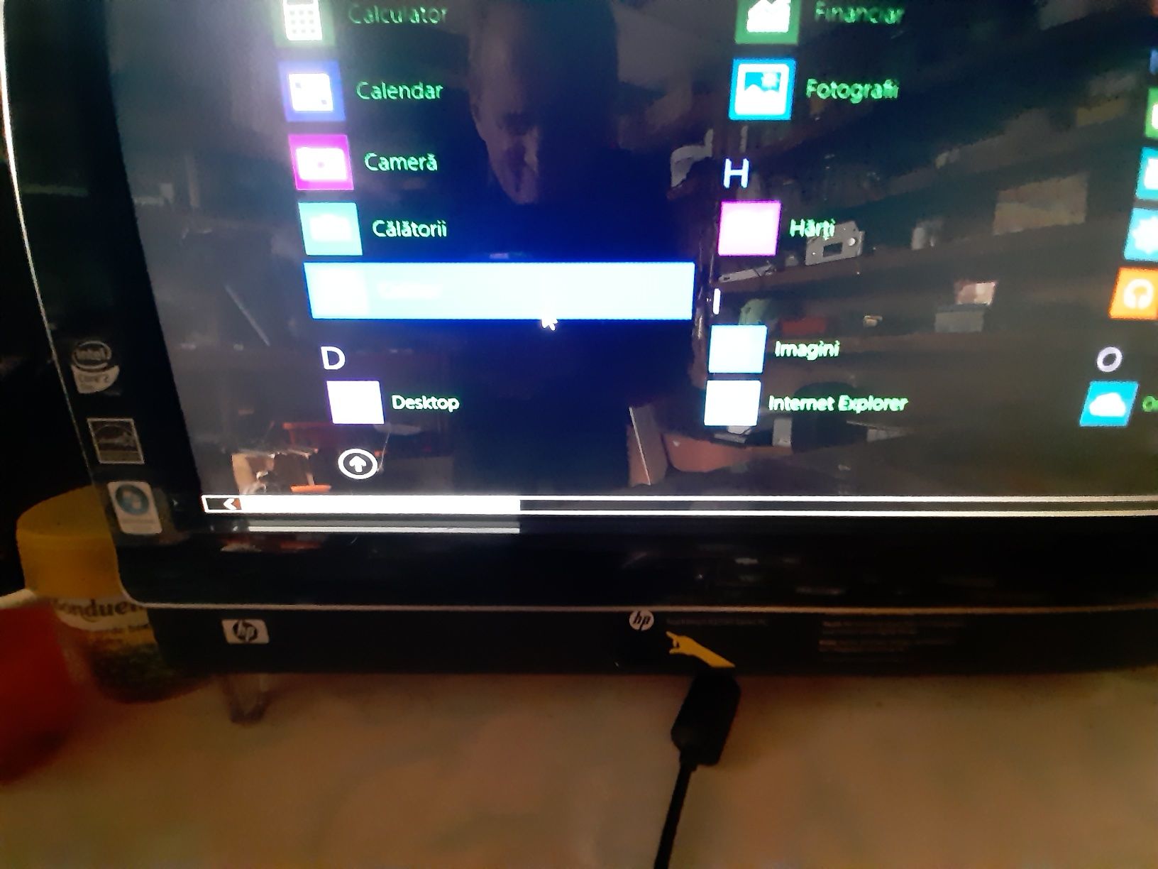 All in of hp cu touch-screen