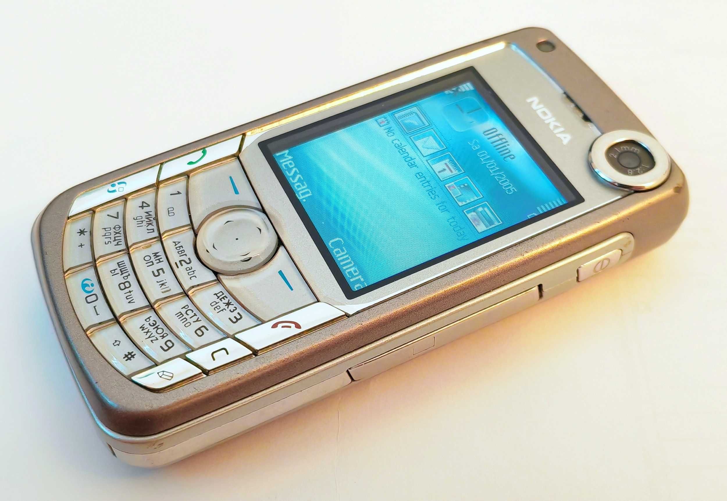 Nokia 6680 много запазен 25 минути разговори 100% ориг Made in Finland