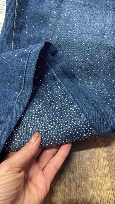 Красиви дънки с камъни р-р ХЛ