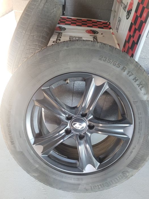 4 jante cu cauciucuri 235/65/17,all seson,Hynday,