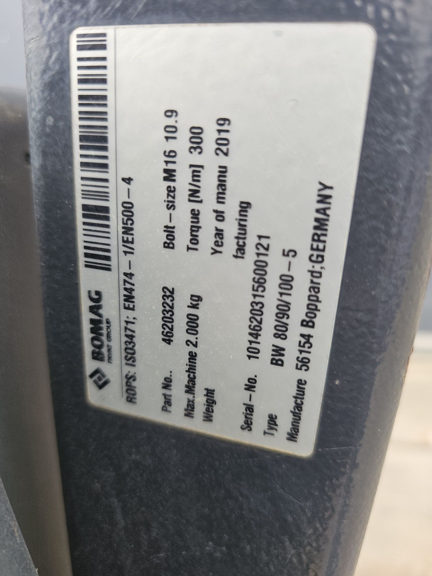 Cilindru compactor 2T