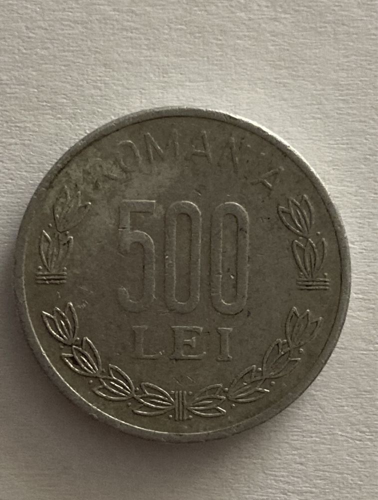 Moneda rara din anul 2000 de 500 de lei