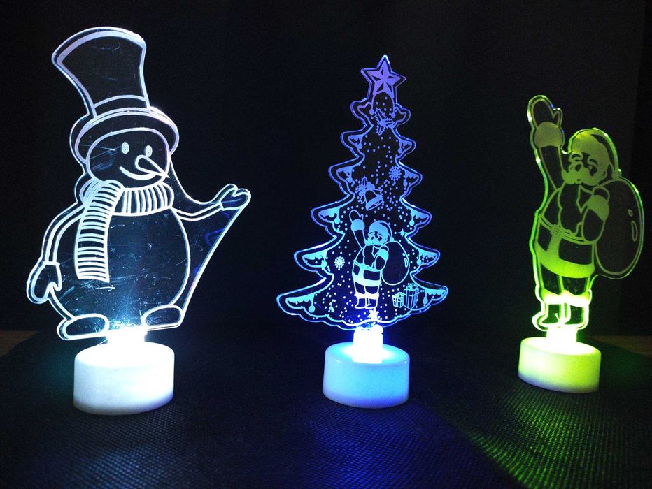 OUTLET ПРОМОЦИЯ ТРИ ЗА 15лв. Коледна украса LED свещички 3D