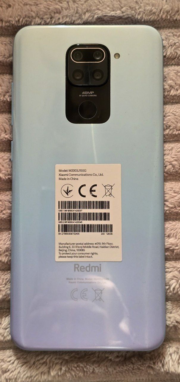 Продам телефон Redmi note 9 4/128 с NFC