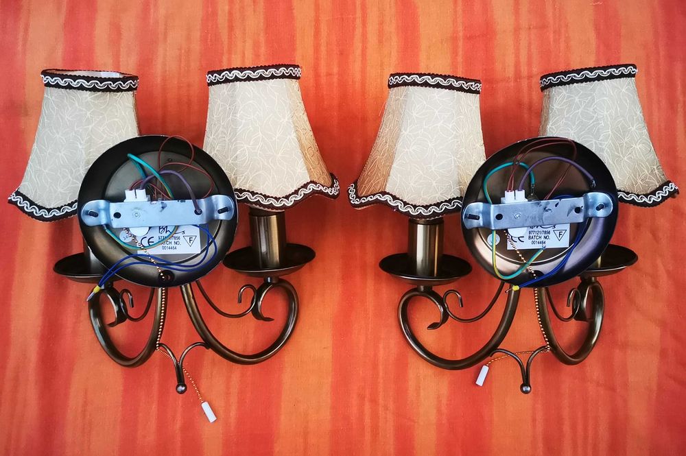 lampa lustra cu abajur veioza set aplica vintage cu intrerupator